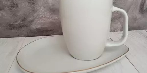 تصویر 1 از خرید و قیمت ماگ سفید دور طلایی + فروش صادراتی